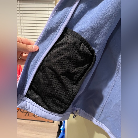 L.L. Bean Light Purple Full Zip Fleece Lined Weather Resistant Jacket Coat Fall - Picture 7 of 8